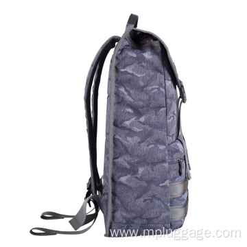 Camo Clamshell Type Casual Laptop Backpack Customization